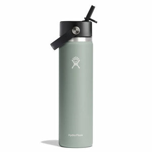 Wide Mouth With Flex Straw Cap Agave 24oz