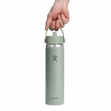 Load image into Gallery viewer, Wide Mouth With Flex Straw Cap Agave 24oz
