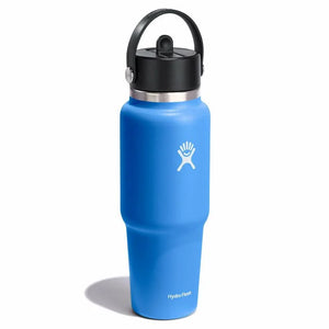 Wide Mouth Travel Bottle With Flex Straw Cap Cascade 32oz