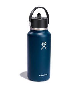Wide Mouth With Flex Straw Cap Indigo 32oz