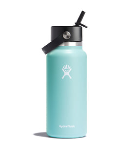 32oz Wide Flex Straw Cap Bottles Dew